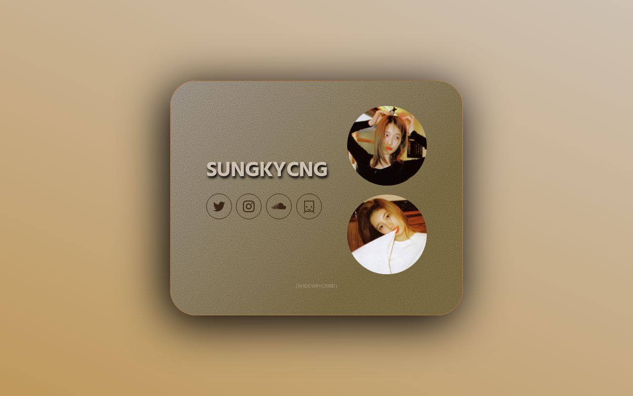 Carrd profile picture for @sungkycng